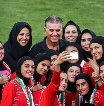 Iranian Women Watch World Cup Match in Tehran Stadium Despite Ban