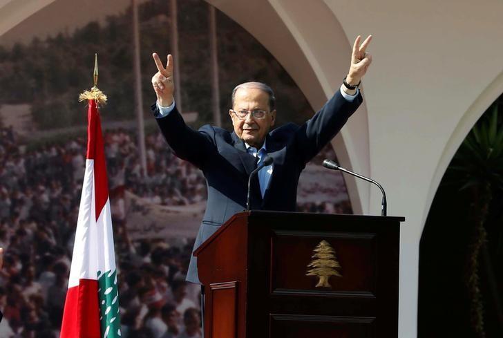 FILE PHOTO: Lebanese President Michel Aoun.REUTERS/Mohamed Azakir