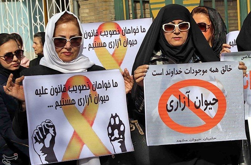 Protest_against_animal_abuse_in_Mashhad_1