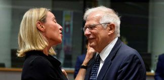 Josep Borrell and Federica Mogherini