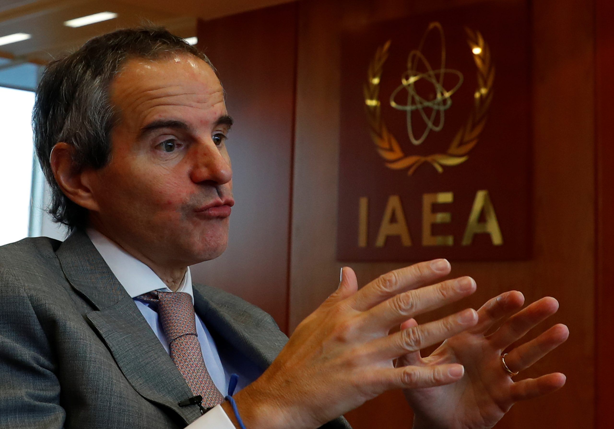 International Atomic Energy Agency (IAEA) Director General Rafael Grossi .   REUTERS/Leonhard Foeger