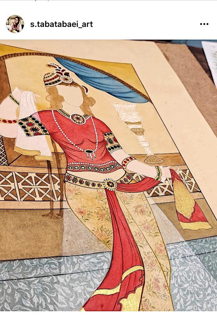 IsfahanBased Painter Sahar Tabatabaei Wants Persian Art to Flourish