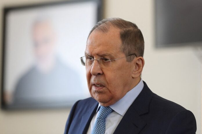 Iran's Foreign Minister Hossein Amir-Abdollahian and Russia's Foreign Minister Sergei Lavrov hold joint news conference, in Tehran