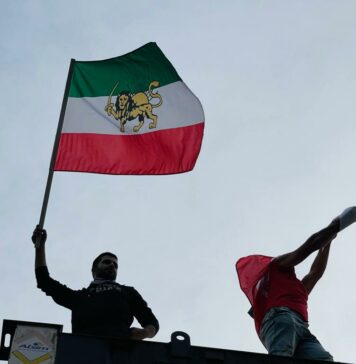 Iran Government Protest Held in Front of the Iranian Embassy in London