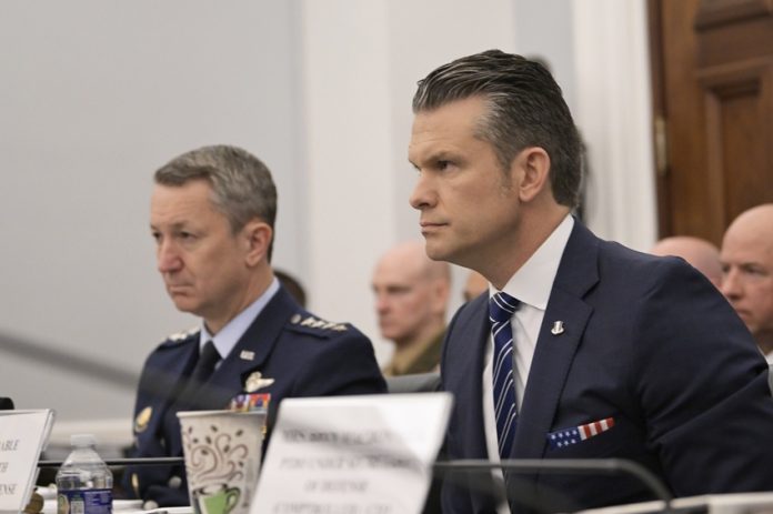 DC: Sec Hegseth and Gn Caine hold a Oversight DoD hearing
