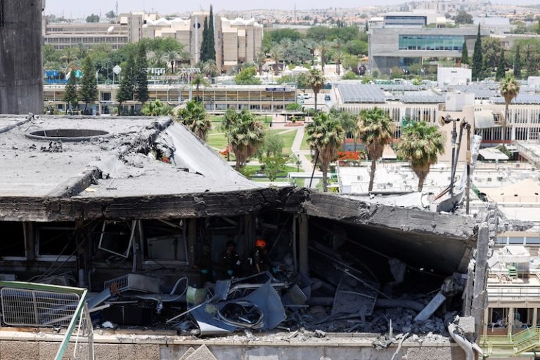 Israel Attacks Iranian Nuclear Sites, Missile Damages Israeli Hospital
