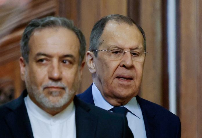 FILE PHOTO: Russia's Foreign Minister Lavrov and Iran's Foreign Minister Araqchi meet in Moscow