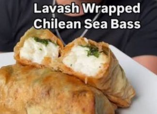 Lavash Wrapped Chilean Sea Bass