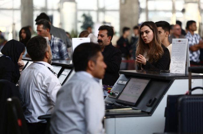 Flights resume at Imam Khomeini International Airport, amid ceasefire between U.S. and Iran, in Tehran