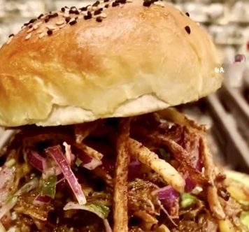 Persian BBQ Lamb and Gheimeh Sandwich
