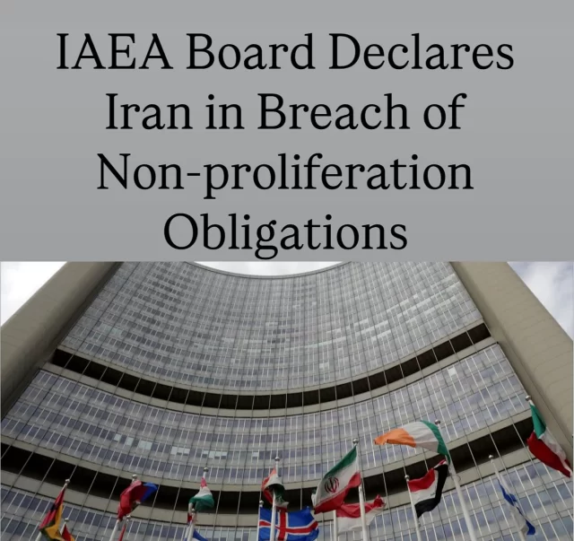 By Francois Murphy
VIENNA, June 12 (Reuters) – The U.N. nuclear watchdog’s 35-nation Board of Governors declared Iran in breach of its non-proliferation obligations on Thursday for the first time in almost 20 years, raising the prospect of reporting it to the U.N. Security Council.

The major step is the culmination of several festering stand-offs between the International Atomic Energy Agency and Iran that have arisen since President Donald Trump pulled the U.S. out of a nuclear deal between Tehran and major powers in 2018 during his first term, after which that deal unravelled.
Since Iran bristles at resolutions against it and this is the most significant one in years, it is likely to respond with a nuclear escalation, as it has said it will. That could complicate the current talks between Iran and the U.S. aimed at imposing new curbs on Iran‘s accelerating atomic activities.

The resolution also comes at a time of particularly heightened tension, with the U.S.pulling staff out of the Middle East, and Trump warning the region could become dangerous and saying Washington would not let Iran have nuclear weapons.

Diplomats at the closed-door meeting said the board passed the resolution submitted by the United States, Britain, France and Germany with 19 countries in favour, 11 abstentions and three states – Russia, China and Burkina Faso – against.

The text, seen by Reuters, declares Iran in breach of its obligations given a damning report the IAEA sent to member states on May 31.

“The Board of Governors… finds that Iran‘s many failures to uphold its obligations since 2019 to provide the Agency with full and timely cooperation regarding undeclared nuclear material and activities at multiple undeclared locations in Iran … constitutes non-compliance with its obligations under its Safeguards Agreement with the Agency,” the text said.